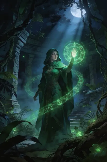 A sorceress the game never had